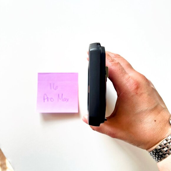 iPhone 16 Pro Max Wallet Card Holder Case Rugged Metallic Green With Kickstand - Picture 6 of 9